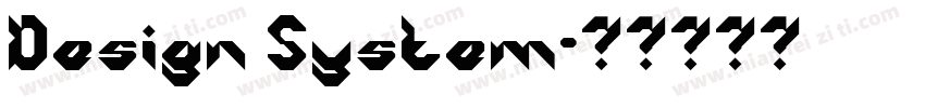 Design System字体转换